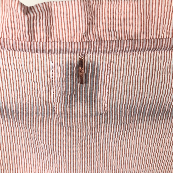 NWT MISA LOS ANGELES Maya Pinstripe Woven Shift Dress M - Picture 9 of 14